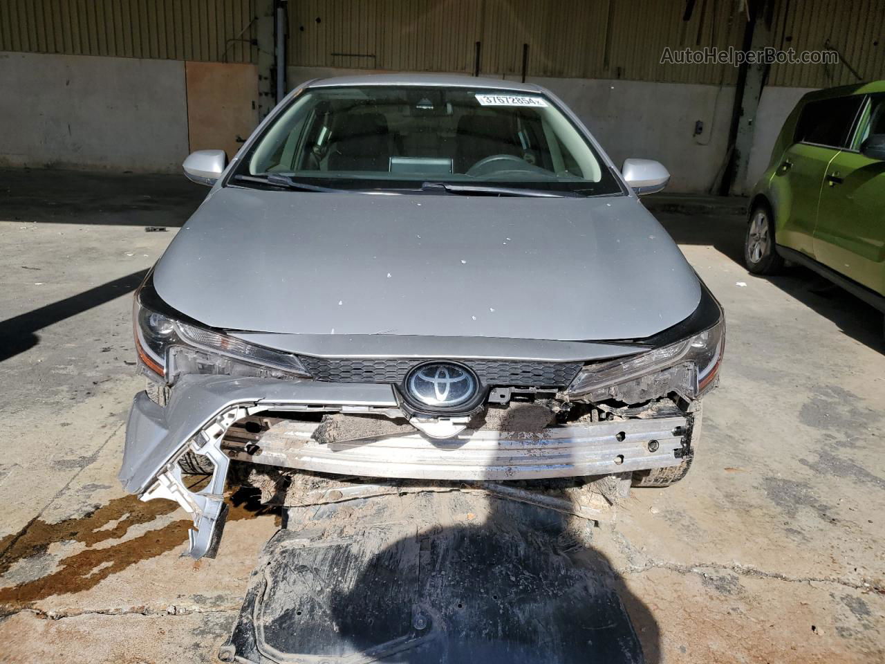 2021 Toyota Corolla Le Silver vin: JTDEPMAE6MJ156482