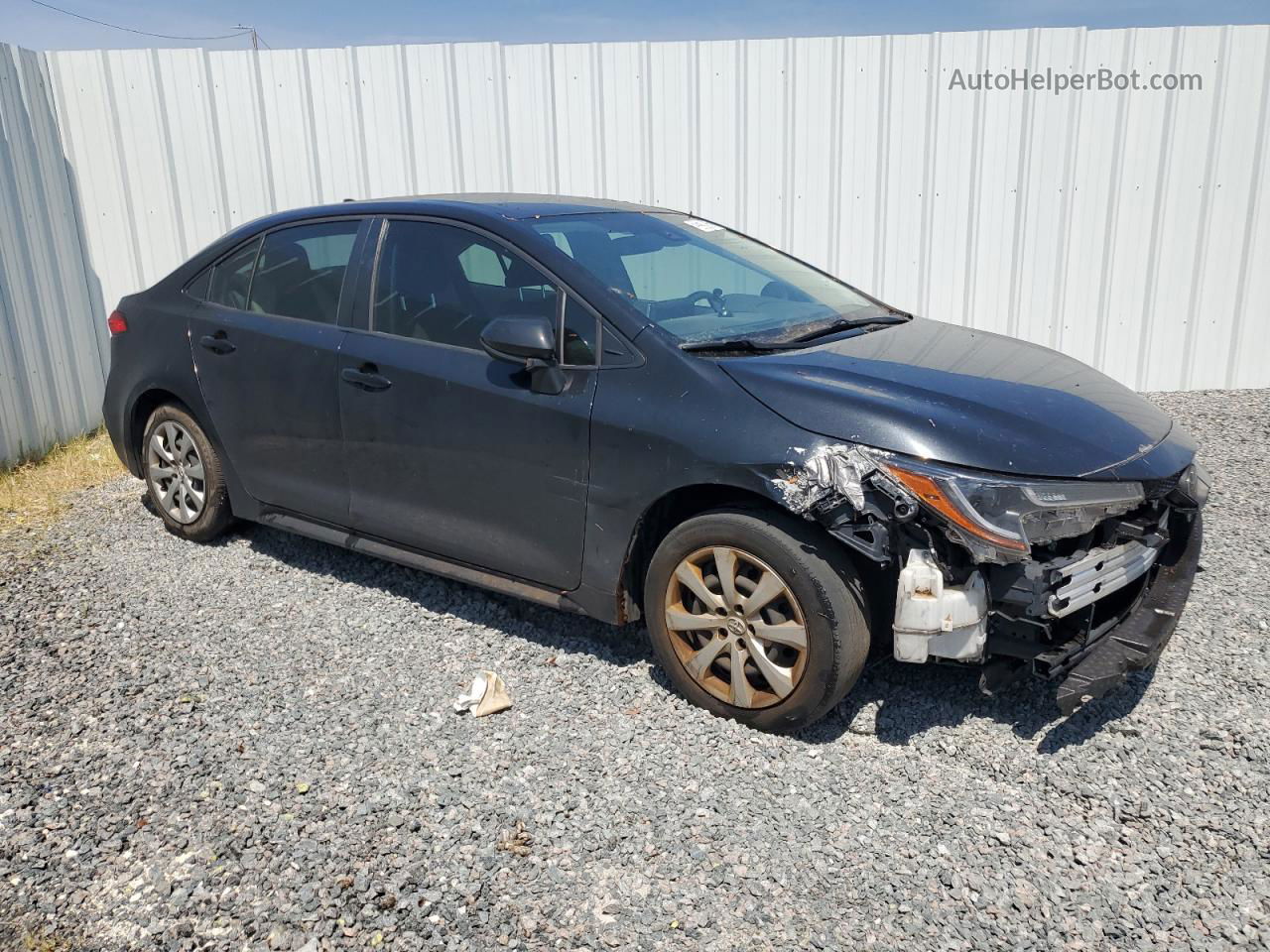 2021 Toyota Corolla Le Black vin: JTDEPMAE6MJ170088