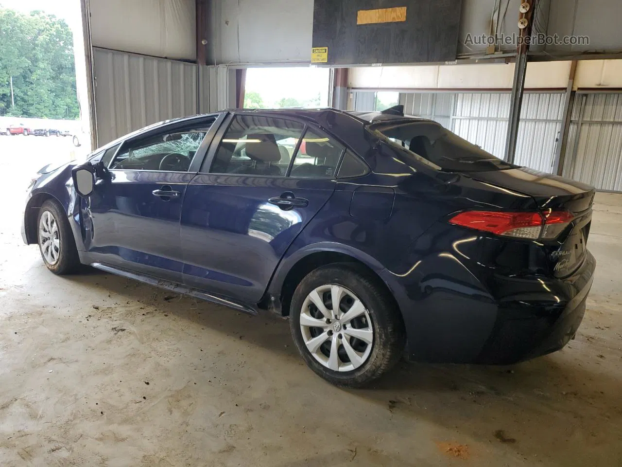 2021 Toyota Corolla Le Blue vin: JTDEPMAE6MJ175047