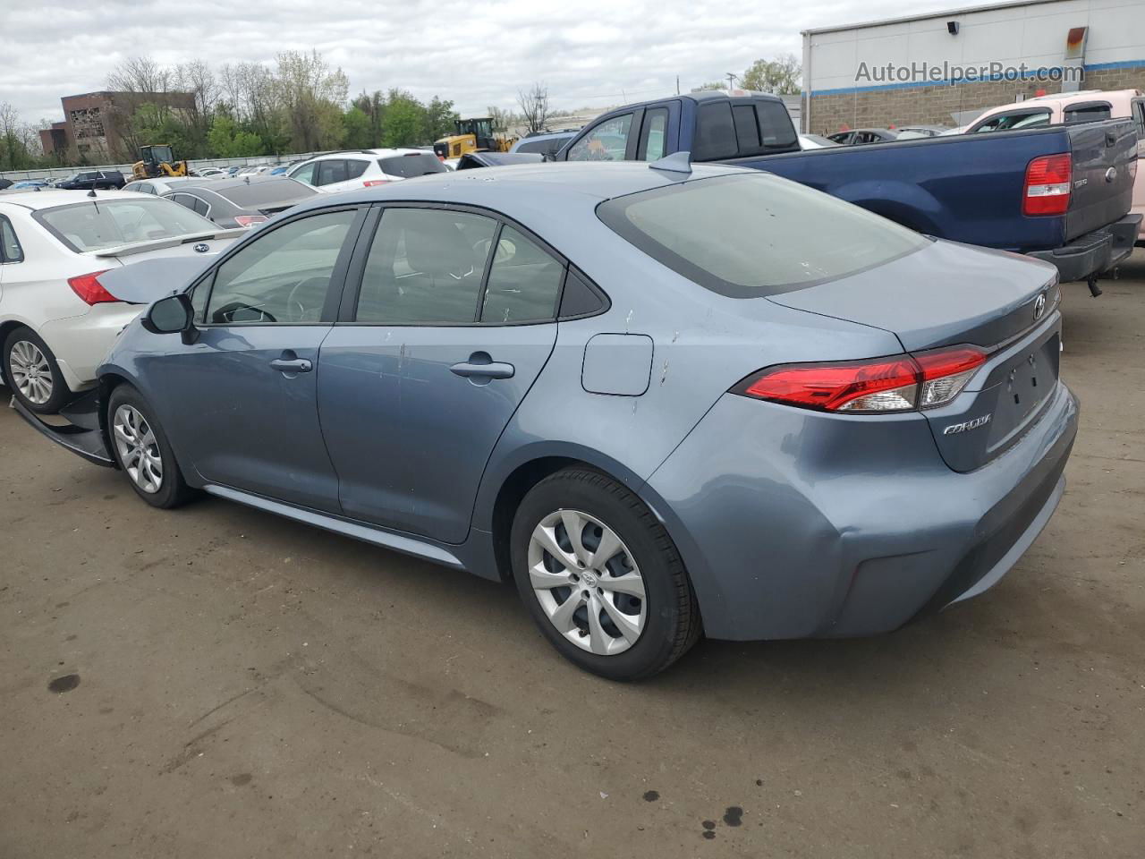 2021 Toyota Corolla Le Blue vin: JTDEPMAE6MJ179678