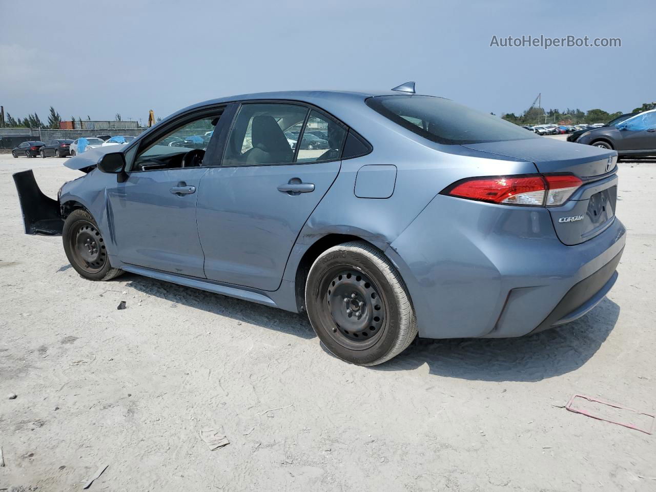 2021 Toyota Corolla Le Синий vin: JTDEPMAE7MJ126696