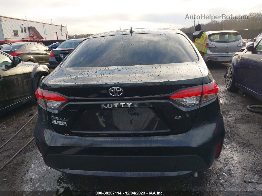 2021 Toyota Corolla Le Black vin: JTDEPMAE7MJ132269