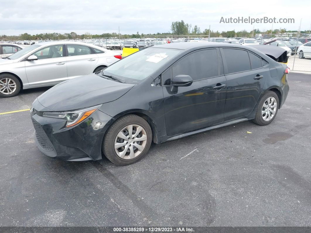 2021 Toyota Corolla Le Black vin: JTDEPMAE7MJ160024