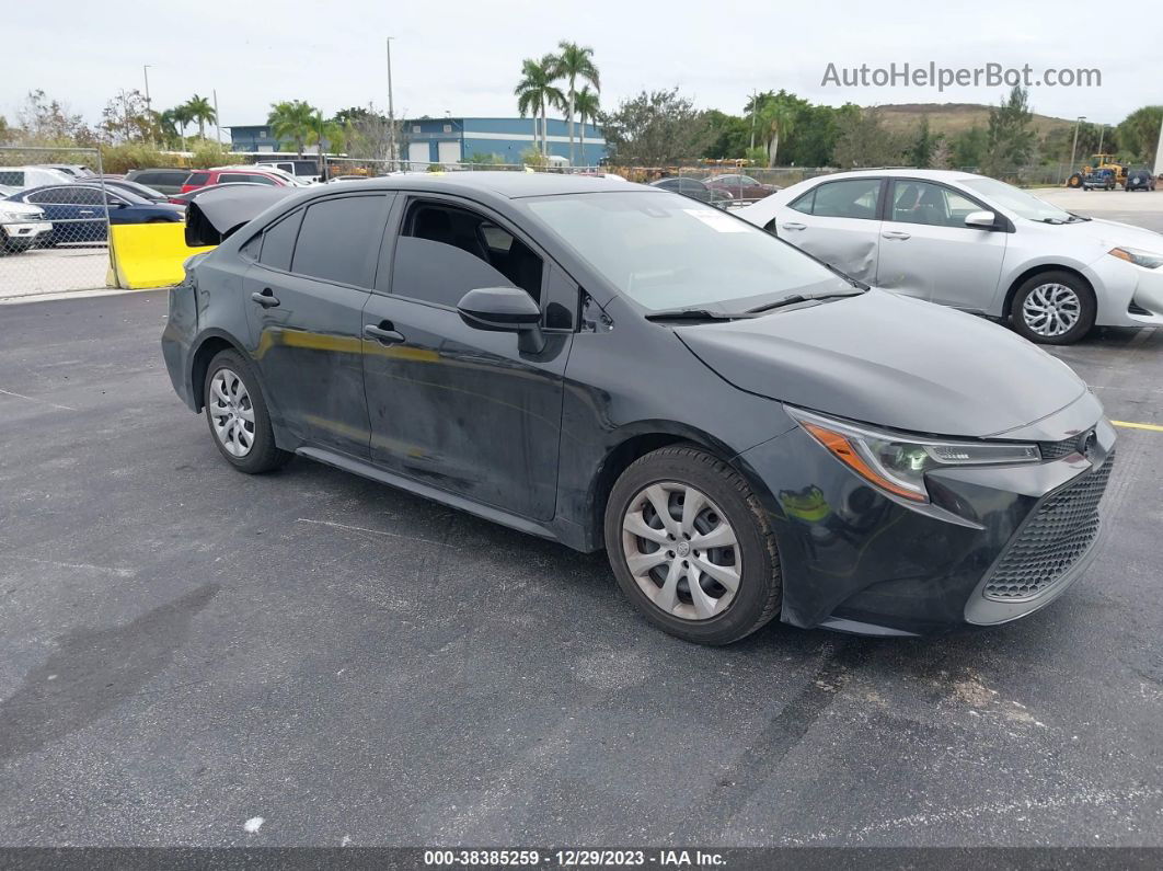 2021 Toyota Corolla Le Black vin: JTDEPMAE7MJ160024