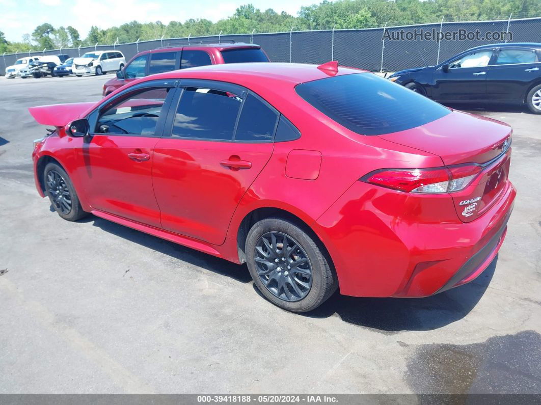 2021 Toyota Corolla Le Red vin: JTDEPMAE7MJ171332