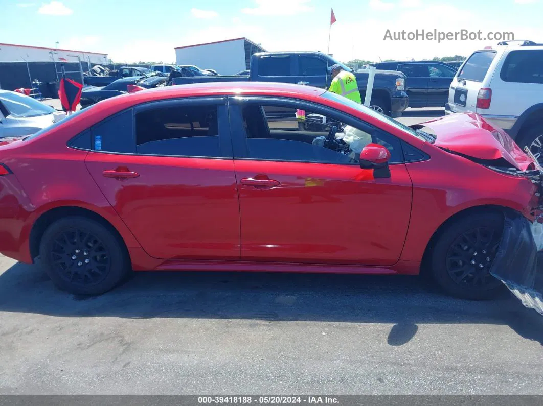 2021 Toyota Corolla Le Red vin: JTDEPMAE7MJ171332