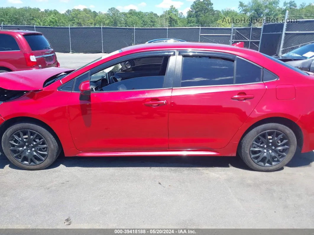 2021 Toyota Corolla Le Red vin: JTDEPMAE7MJ171332