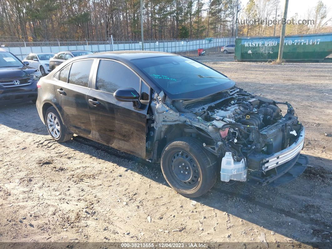 2021 Toyota Corolla Le Black vin: JTDEPMAE7MJ180189