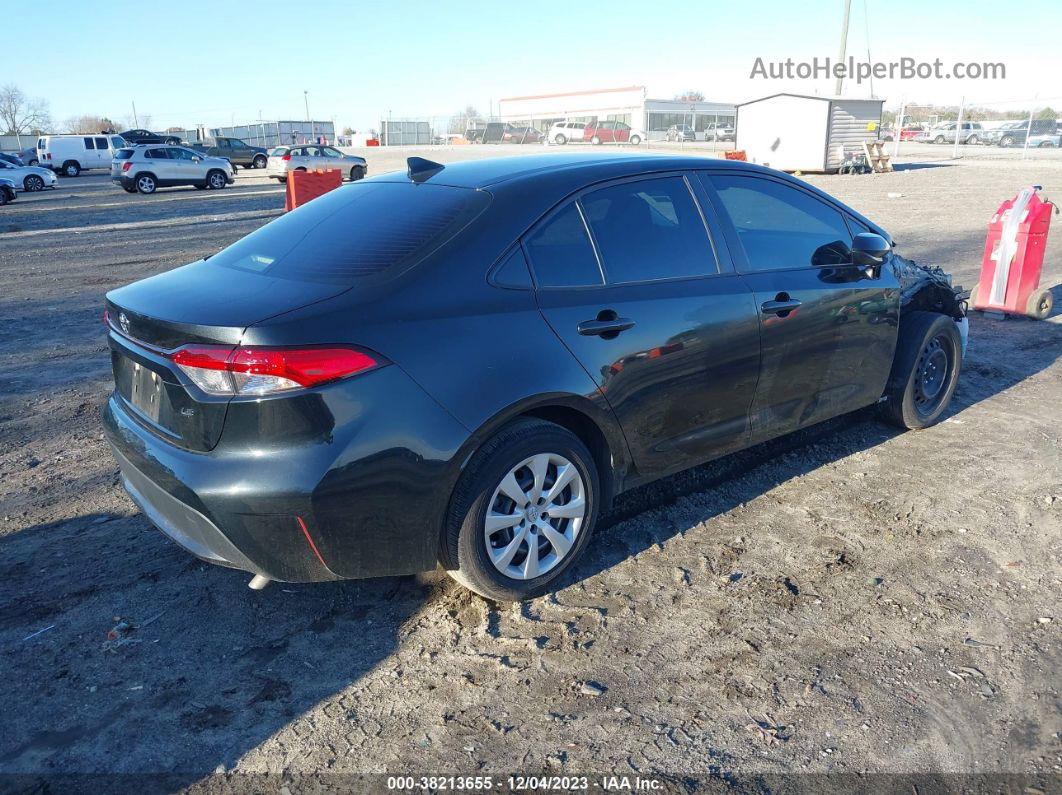 2021 Toyota Corolla Le Black vin: JTDEPMAE7MJ180189