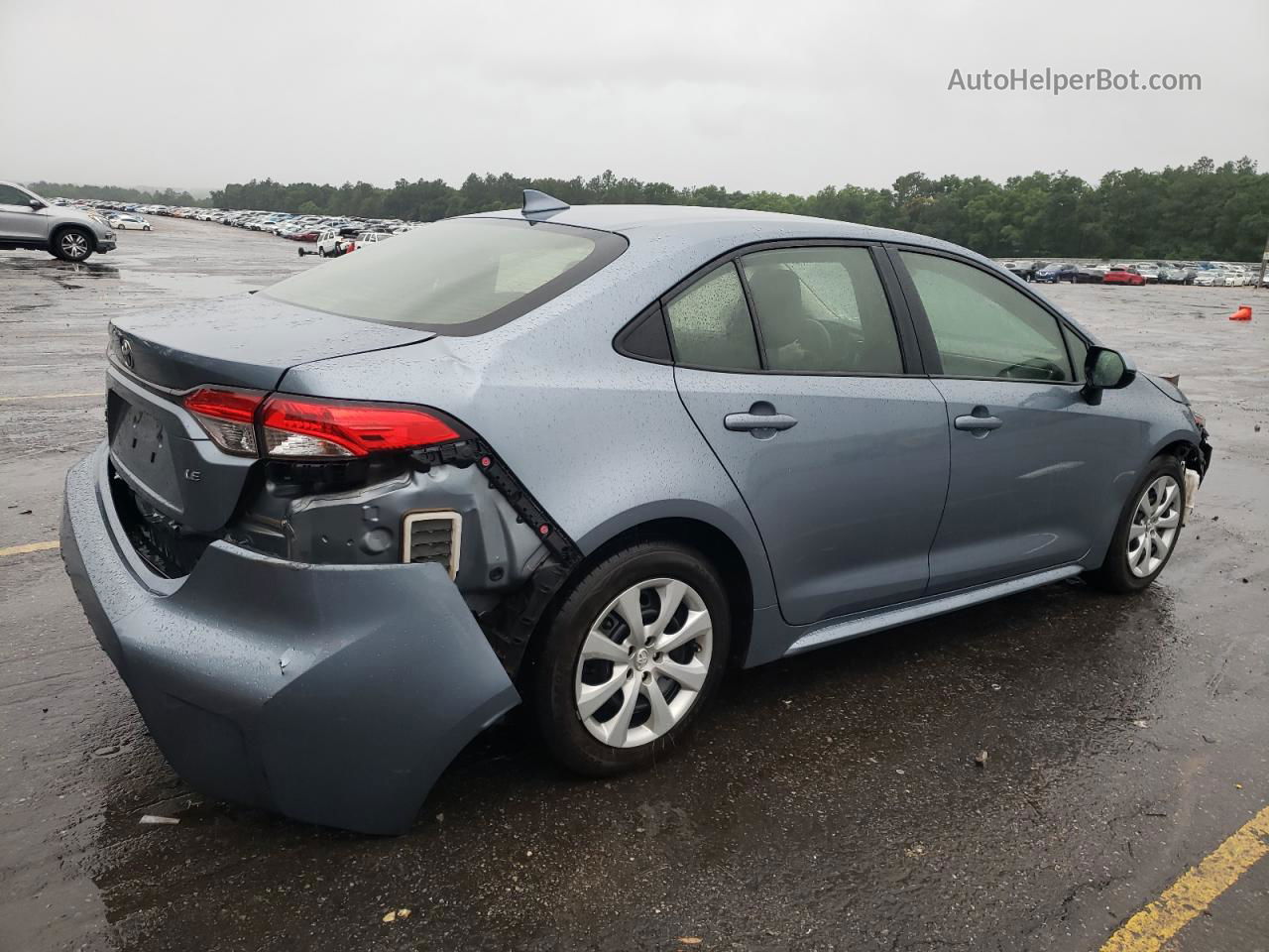 2021 Toyota Corolla Le Gray vin: JTDEPMAE8MJ118204