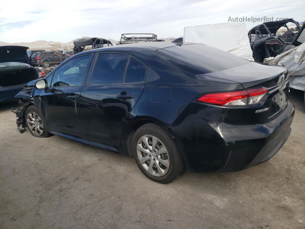 2021 Toyota Corolla Le Black vin: JTDEPMAE8MJ120115