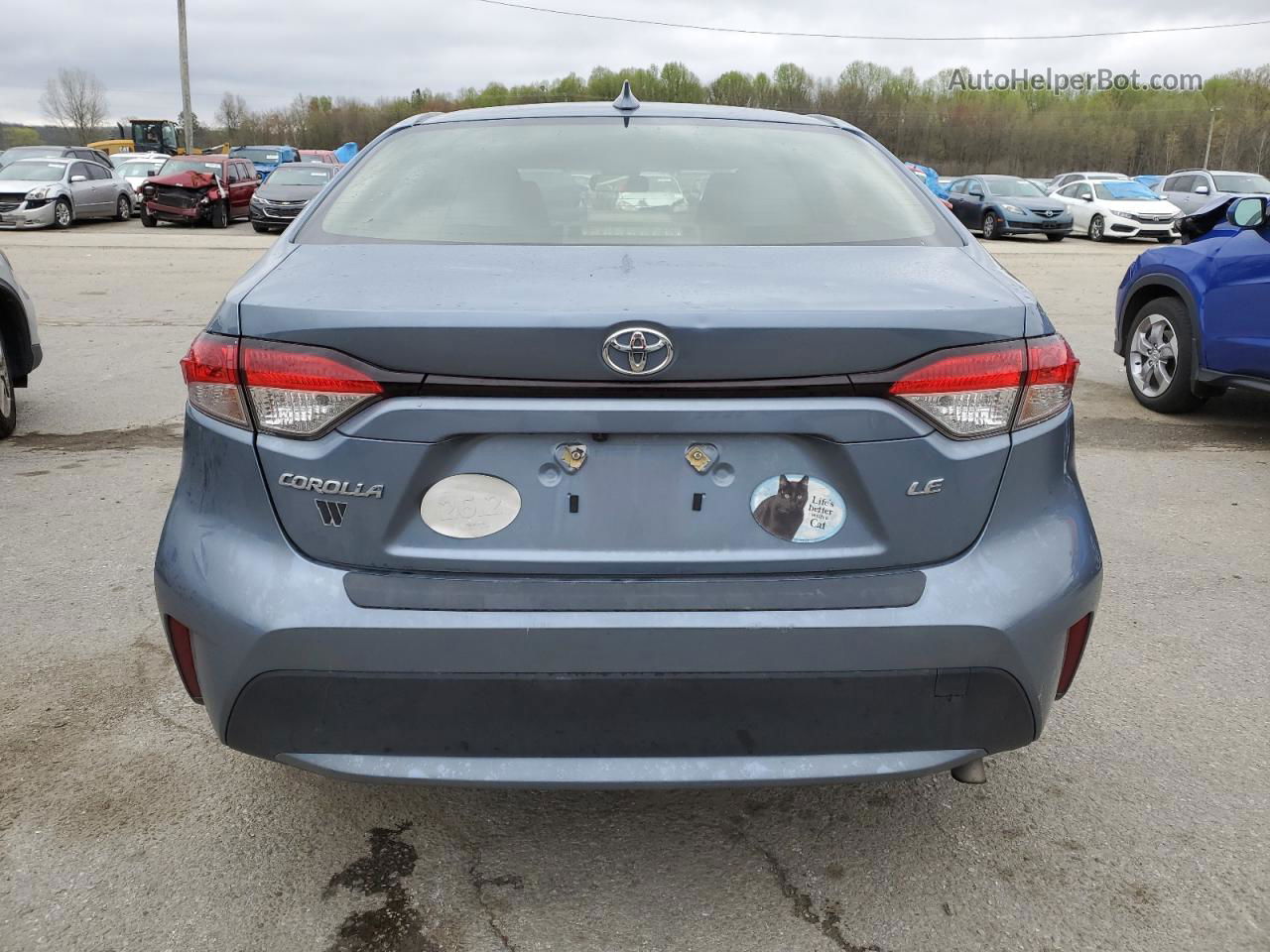 2021 Toyota Corolla Le Teal vin: JTDEPMAE8MJ130918