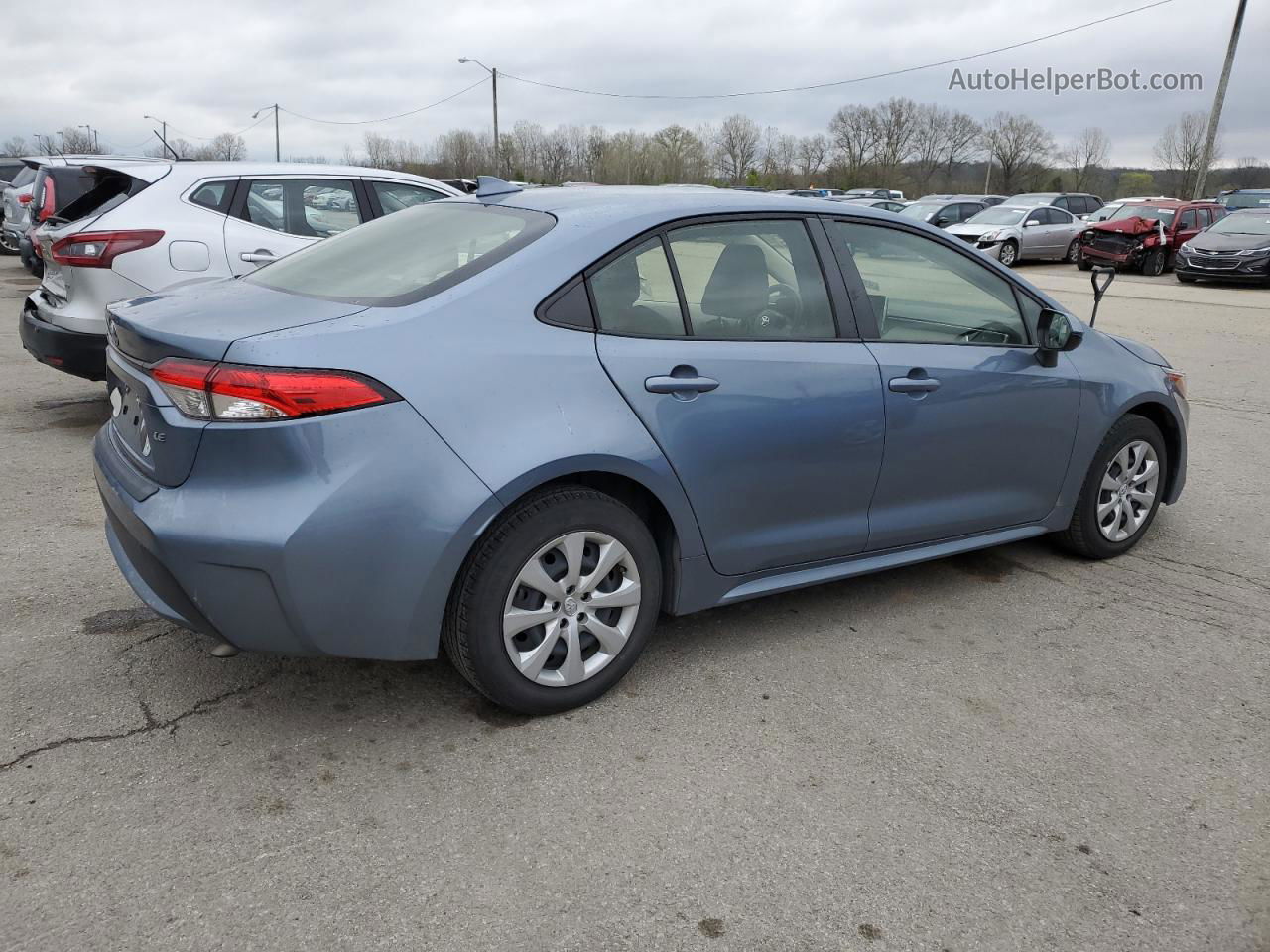 2021 Toyota Corolla Le Teal vin: JTDEPMAE8MJ130918