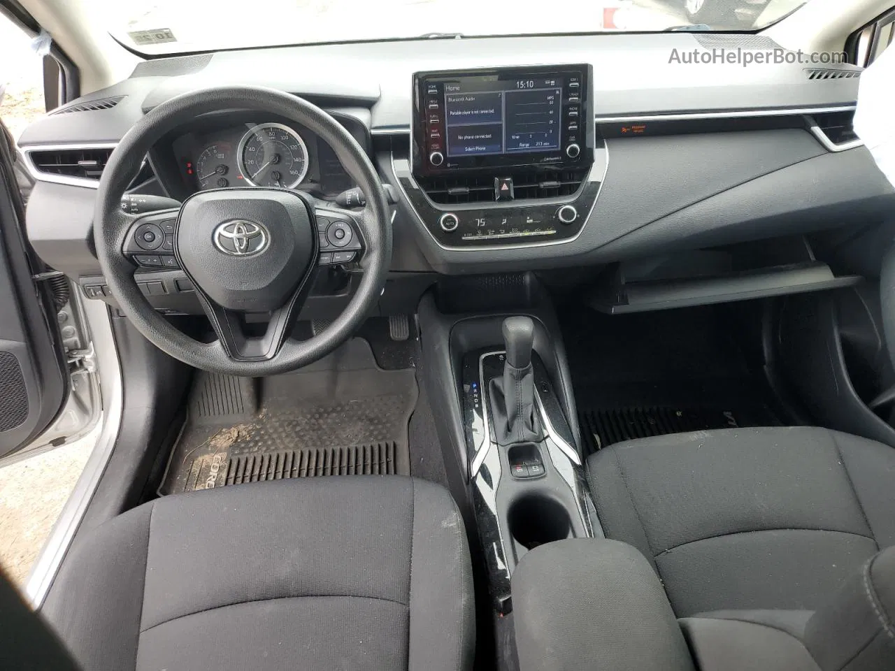 2021 Toyota Corolla Le Silver vin: JTDEPMAE8MJ131440