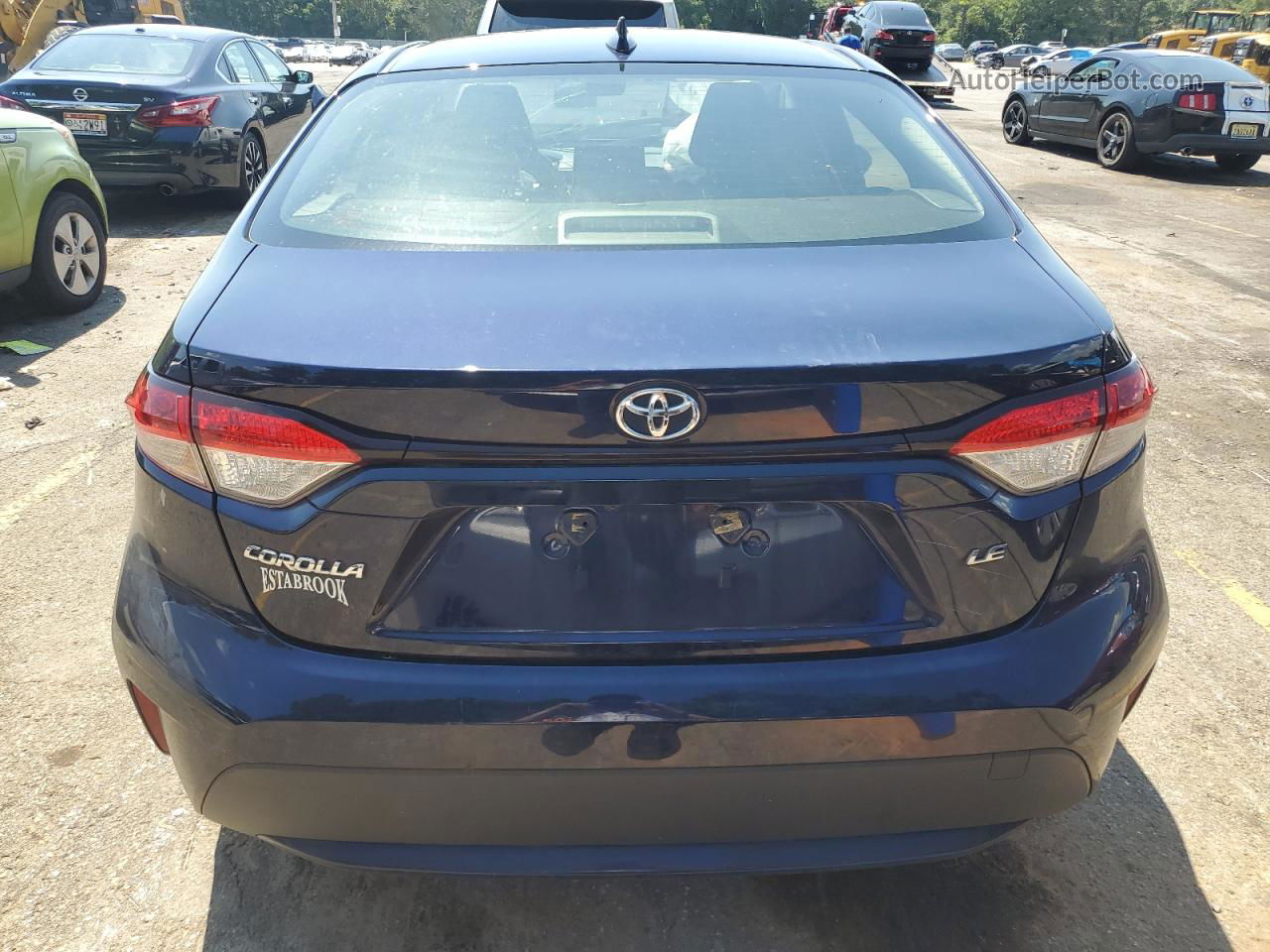 2021 Toyota Corolla Le Blue vin: JTDEPMAE8MJ155060