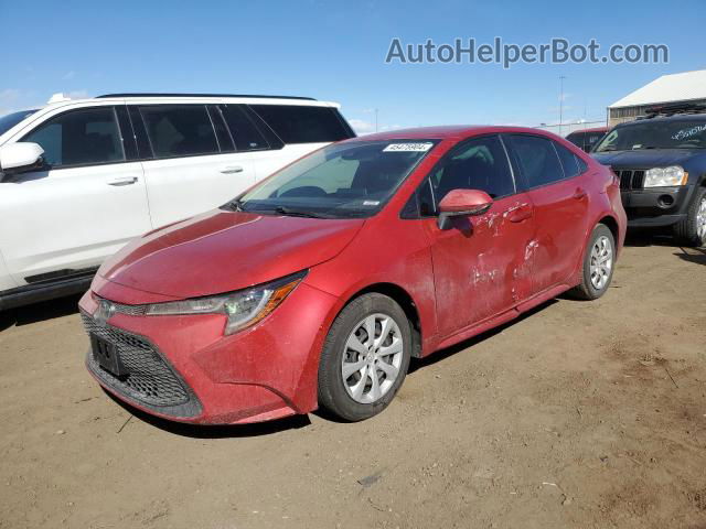 2021 Toyota Corolla Le Red vin: JTDEPMAE8MJ160033