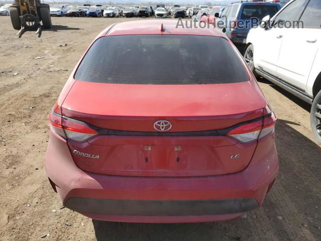 2021 Toyota Corolla Le Red vin: JTDEPMAE8MJ160033