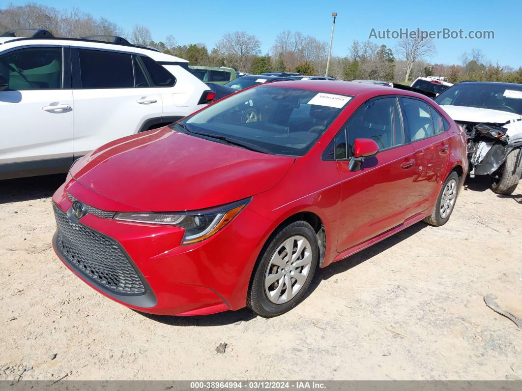 2021 Toyota Corolla Le Red vin: JTDEPMAE9MJ127459