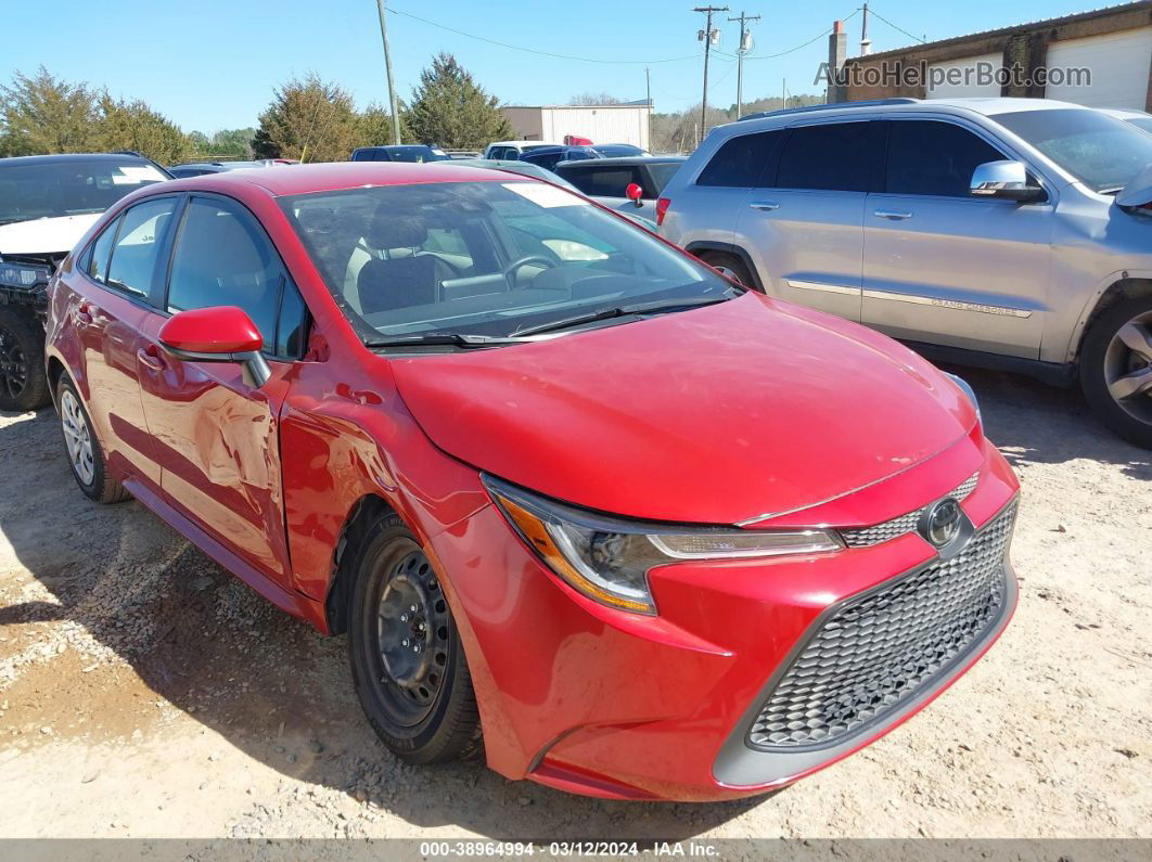 2021 Toyota Corolla Le Red vin: JTDEPMAE9MJ127459