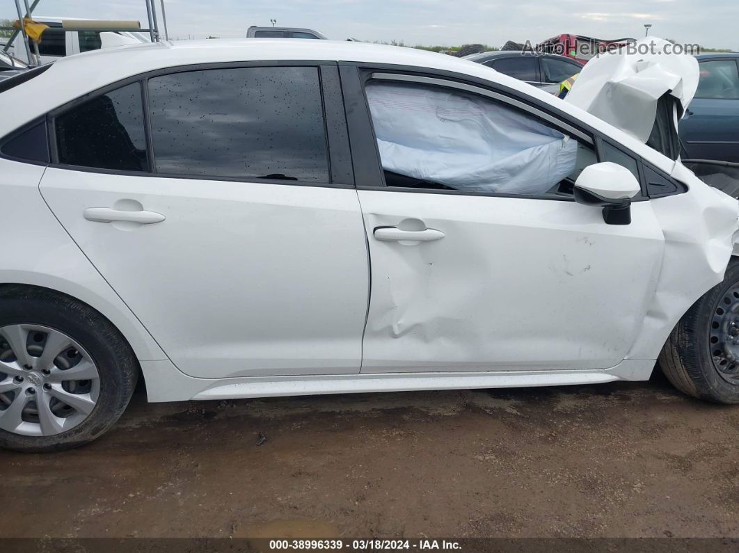 2021 Toyota Corolla Le White vin: JTDEPMAE9MJ145234