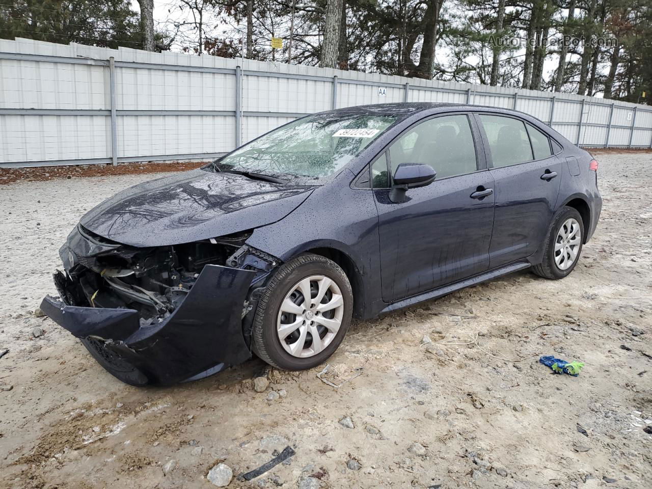 2021 Toyota Corolla Le Blue vin: JTDEPMAE9MJ151146