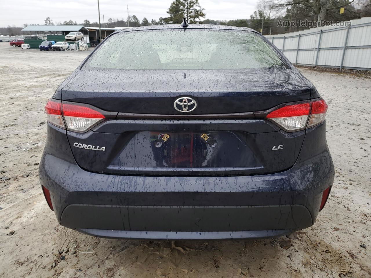 2021 Toyota Corolla Le Blue vin: JTDEPMAE9MJ151146