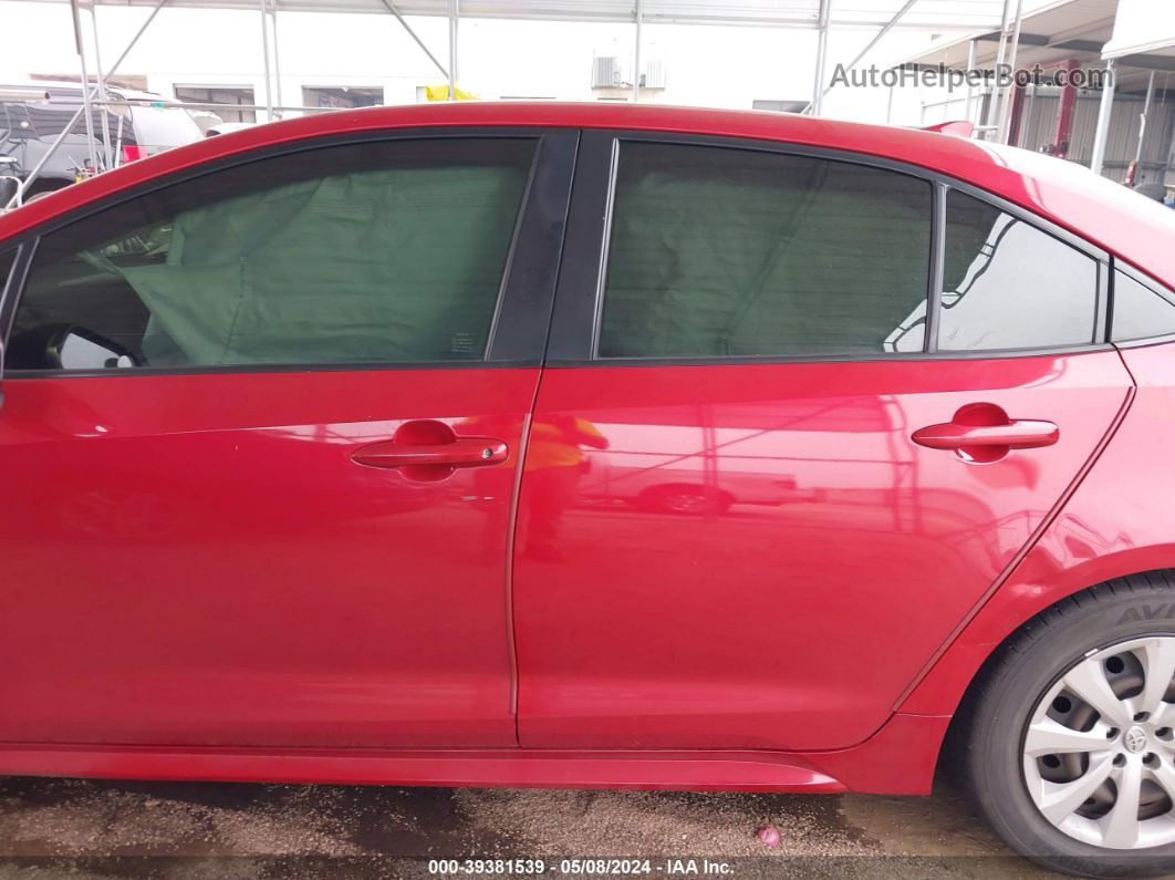 2021 Toyota Corolla Le Red vin: JTDEPMAEXMJ121573