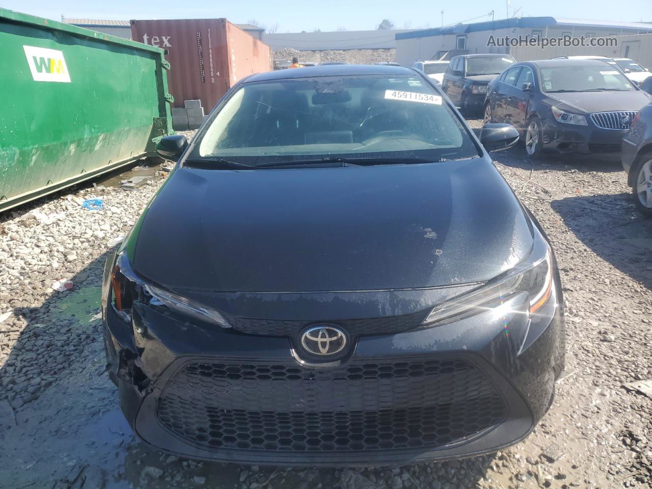 2021 Toyota Corolla Le Black vin: JTDEPMAEXMJ124344