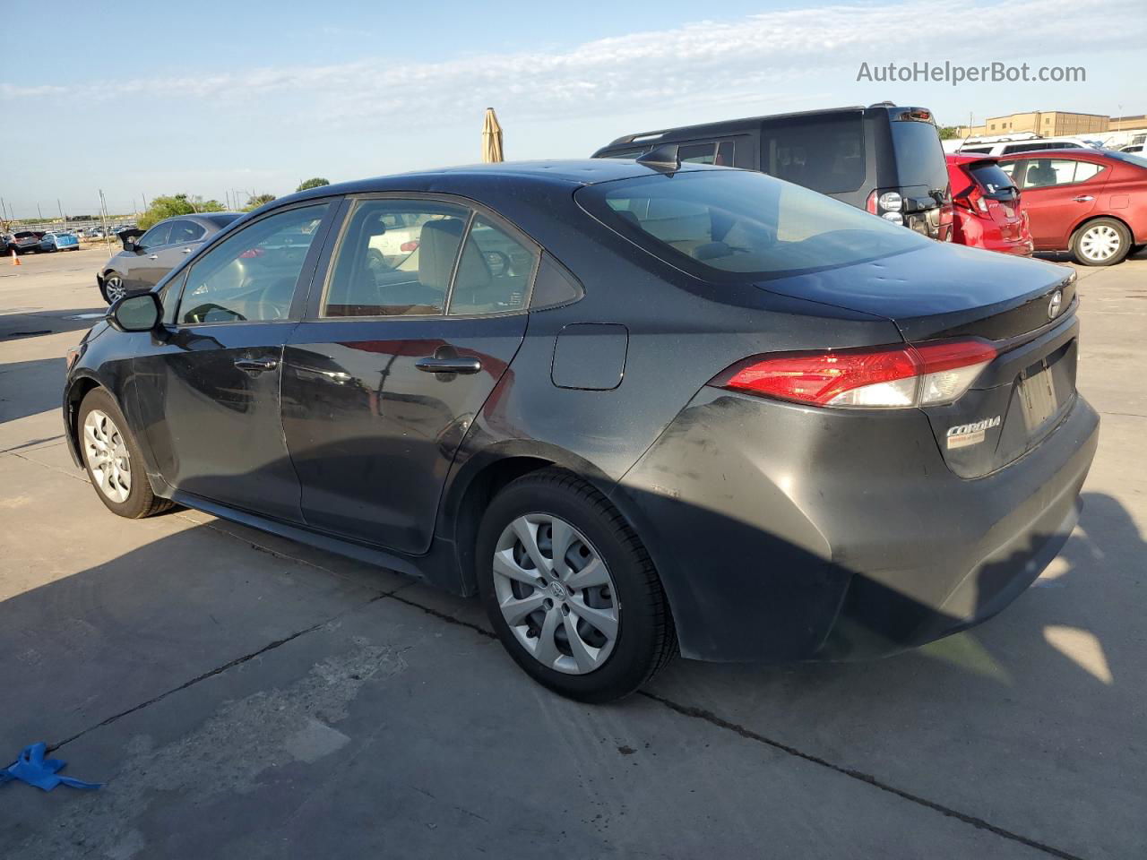 2021 Toyota Corolla Le Black vin: JTDEPMAEXMJ126160