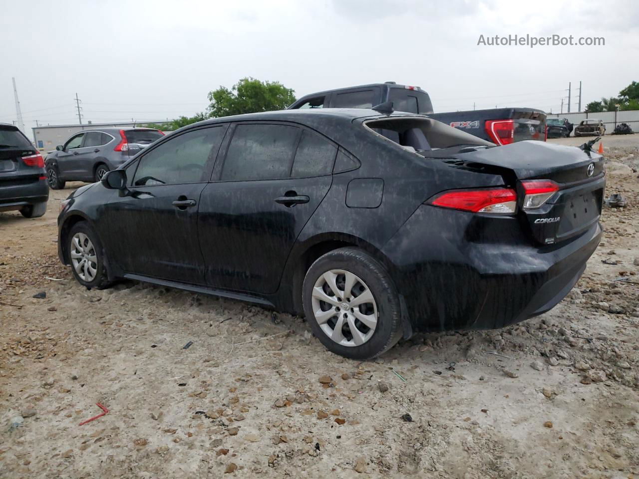 2021 Toyota Corolla Le Black vin: JTDEPMAEXMJ164830