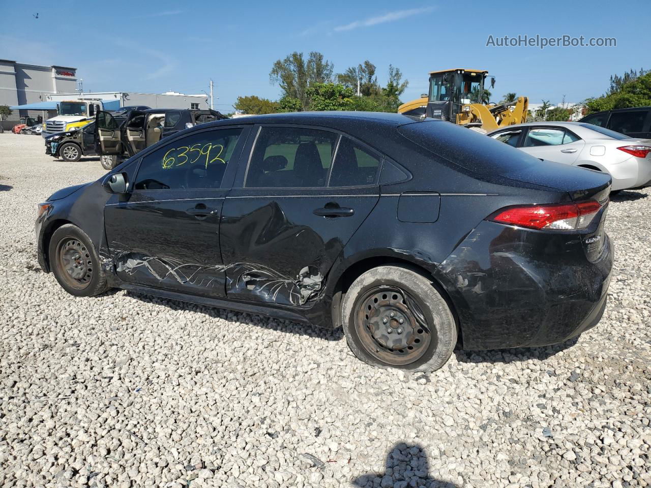 2021 Toyota Corolla Le Black vin: JTDEPMAEXMJ170305