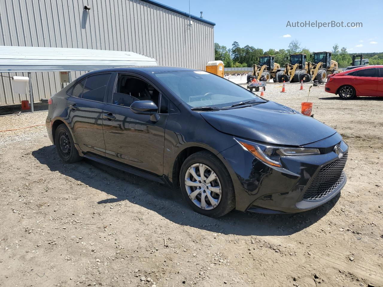 2021 Toyota Corolla Le Черный vin: JTDEPMAEXMJ176556