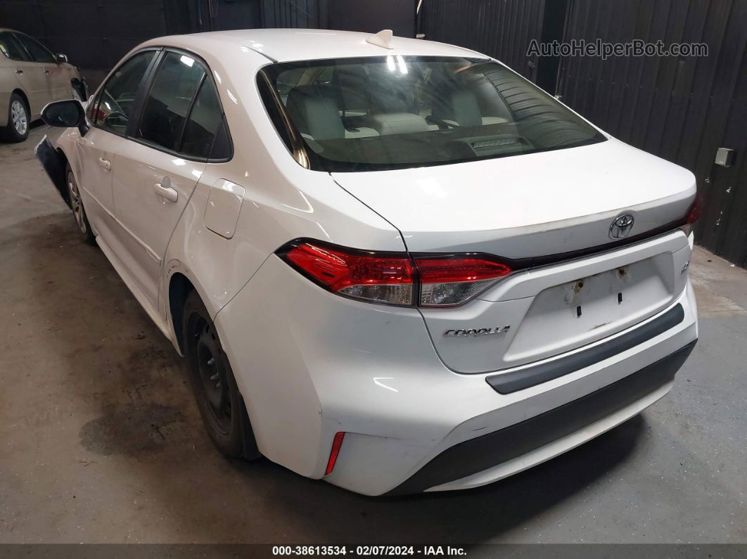 2021 Toyota Corolla Le Белый vin: JTDEPMAEXMJ187072