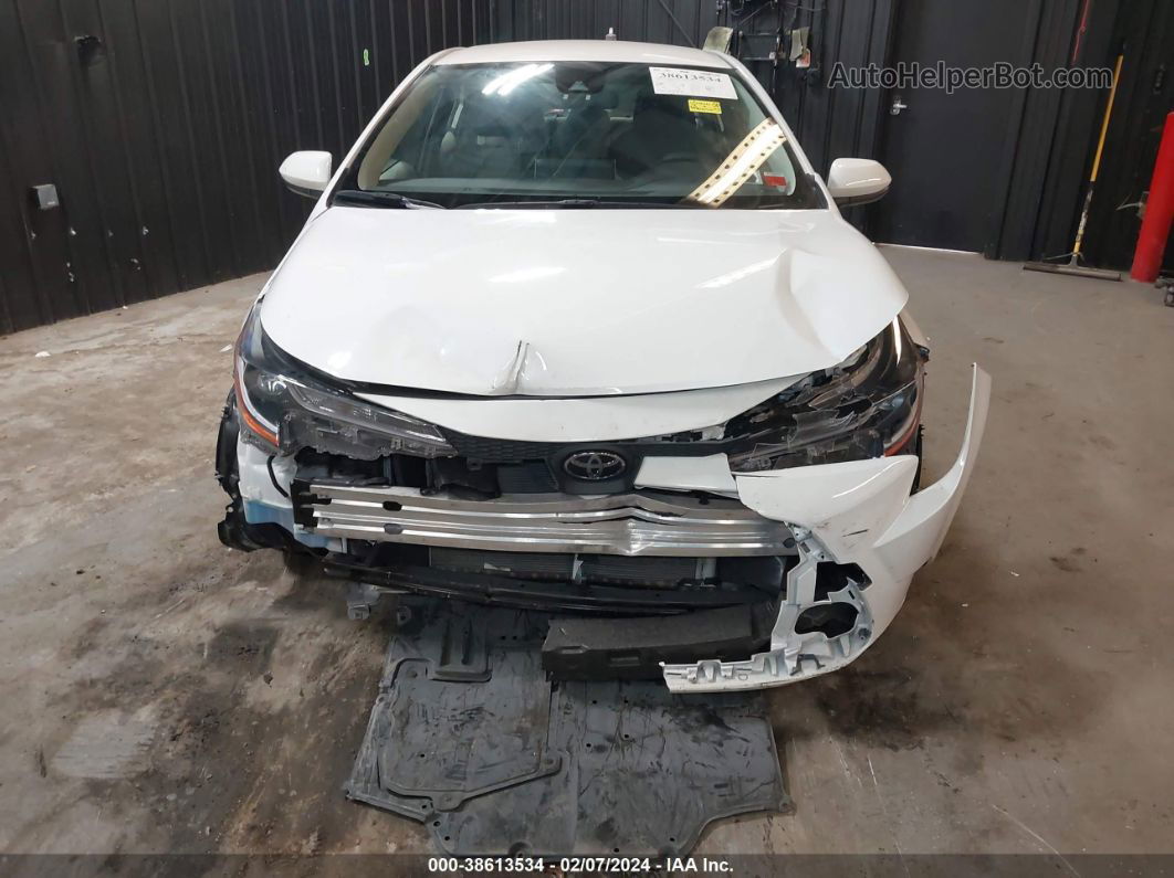 2021 Toyota Corolla Le White vin: JTDEPMAEXMJ187072