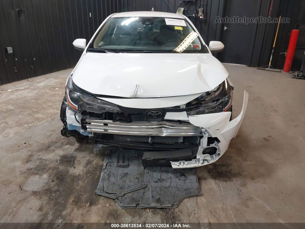 2021 Toyota Corolla Le White vin: JTDEPMAEXMJ187072