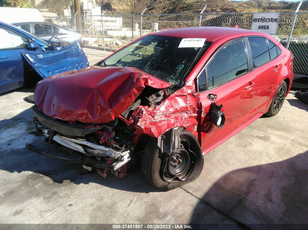 2020 Toyota Corolla Le Red vin: JTDEPRAE0LJ002166