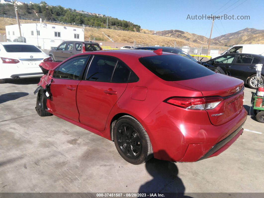 2020 Toyota Corolla Le Red vin: JTDEPRAE0LJ002166