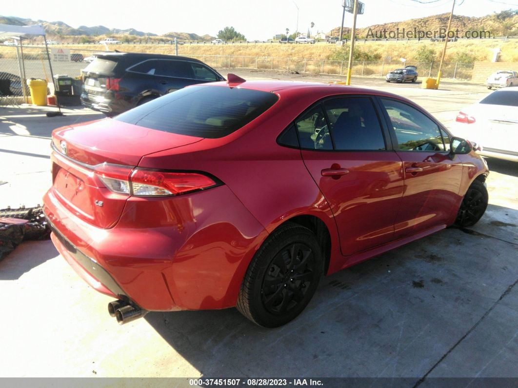 2020 Toyota Corolla Le Red vin: JTDEPRAE0LJ002166