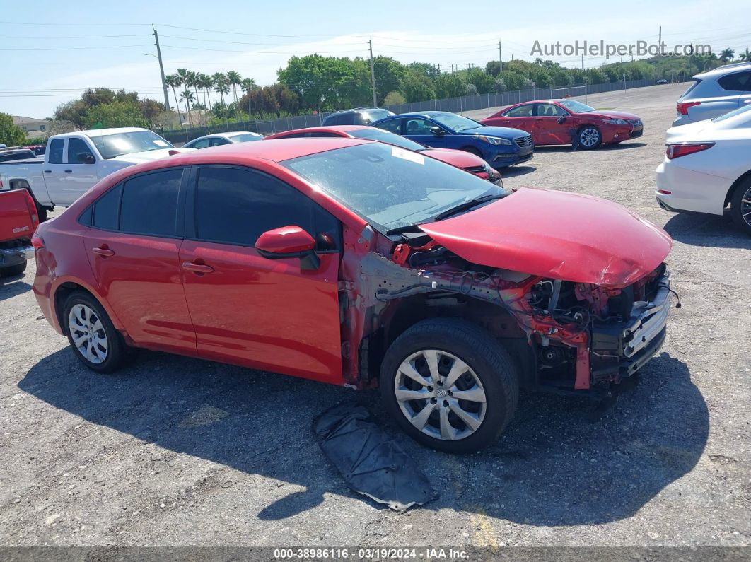 2020 Toyota Corolla Le Red vin: JTDEPRAE0LJ050878