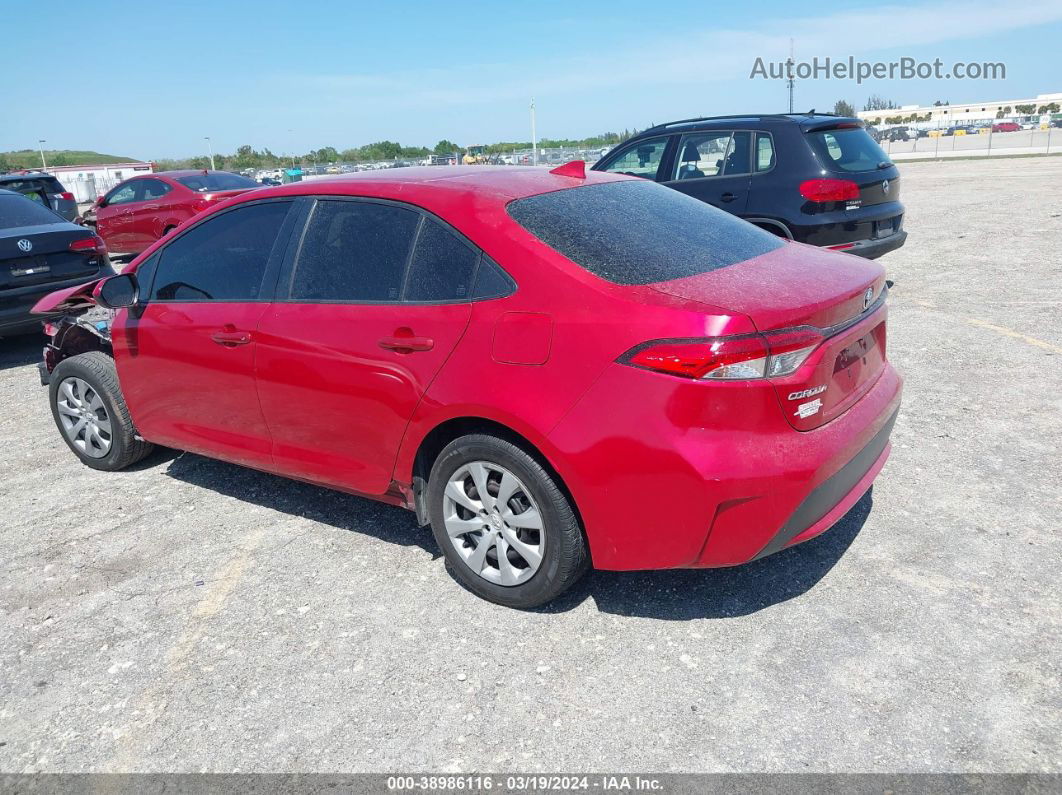 2020 Toyota Corolla Le Red vin: JTDEPRAE0LJ050878