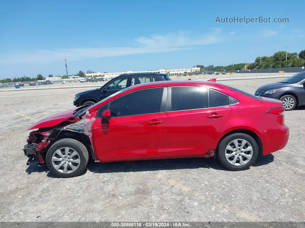 2020 Toyota Corolla Le Red vin: JTDEPRAE0LJ050878