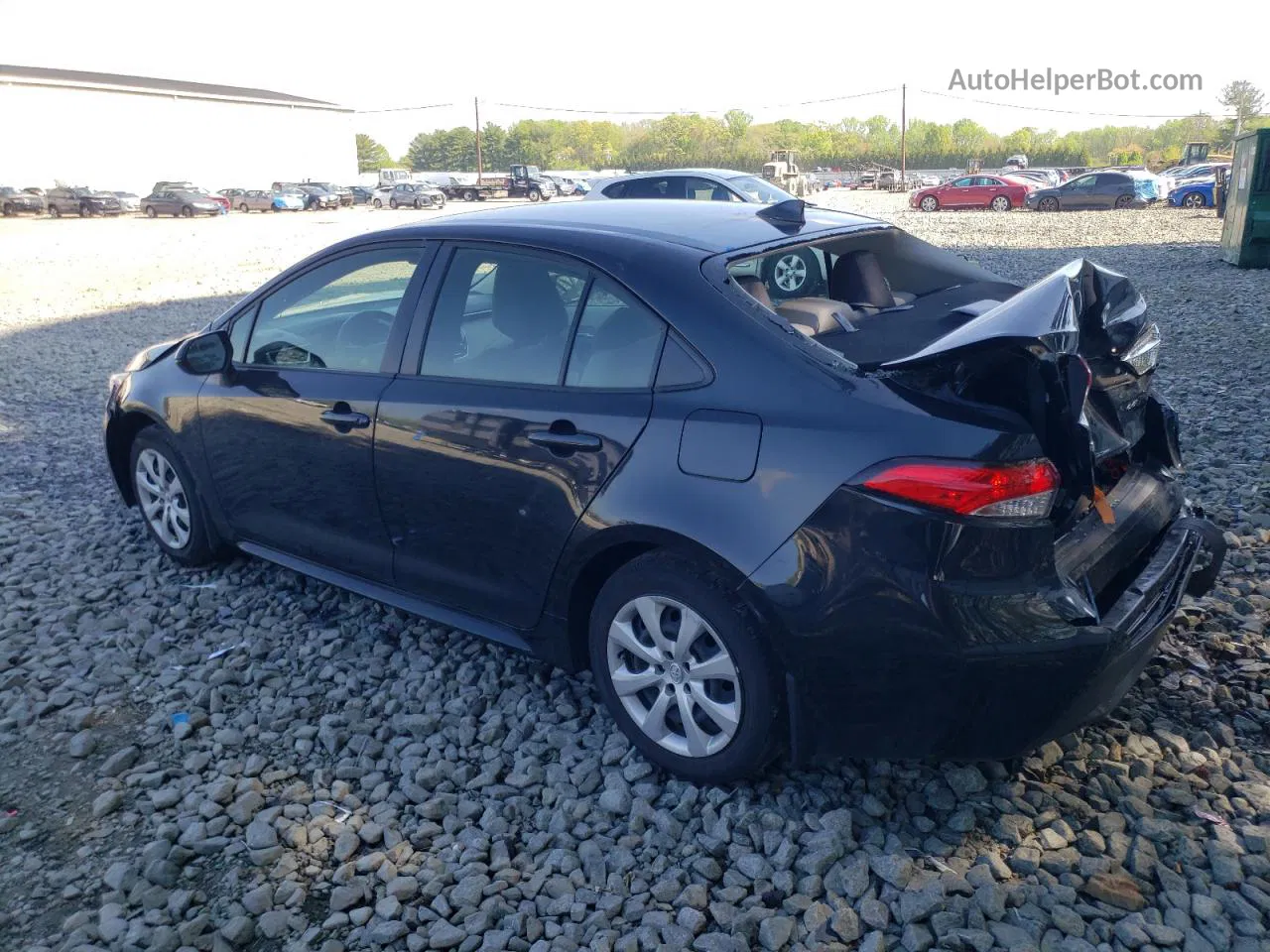 2020 Toyota Corolla Le Black vin: JTDEPRAE0LJ053022