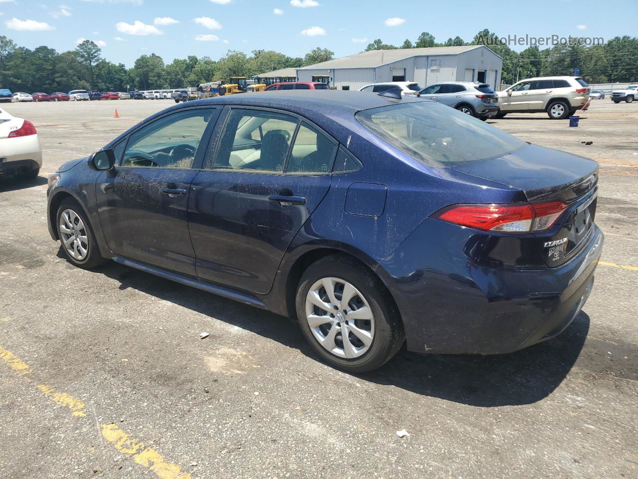 2020 Toyota Corolla Le Blue vin: JTDEPRAE0LJ065722