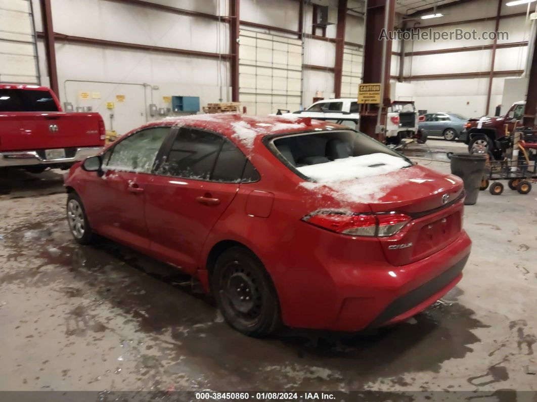 2020 Toyota Corolla Le Red vin: JTDEPRAE0LJ077899