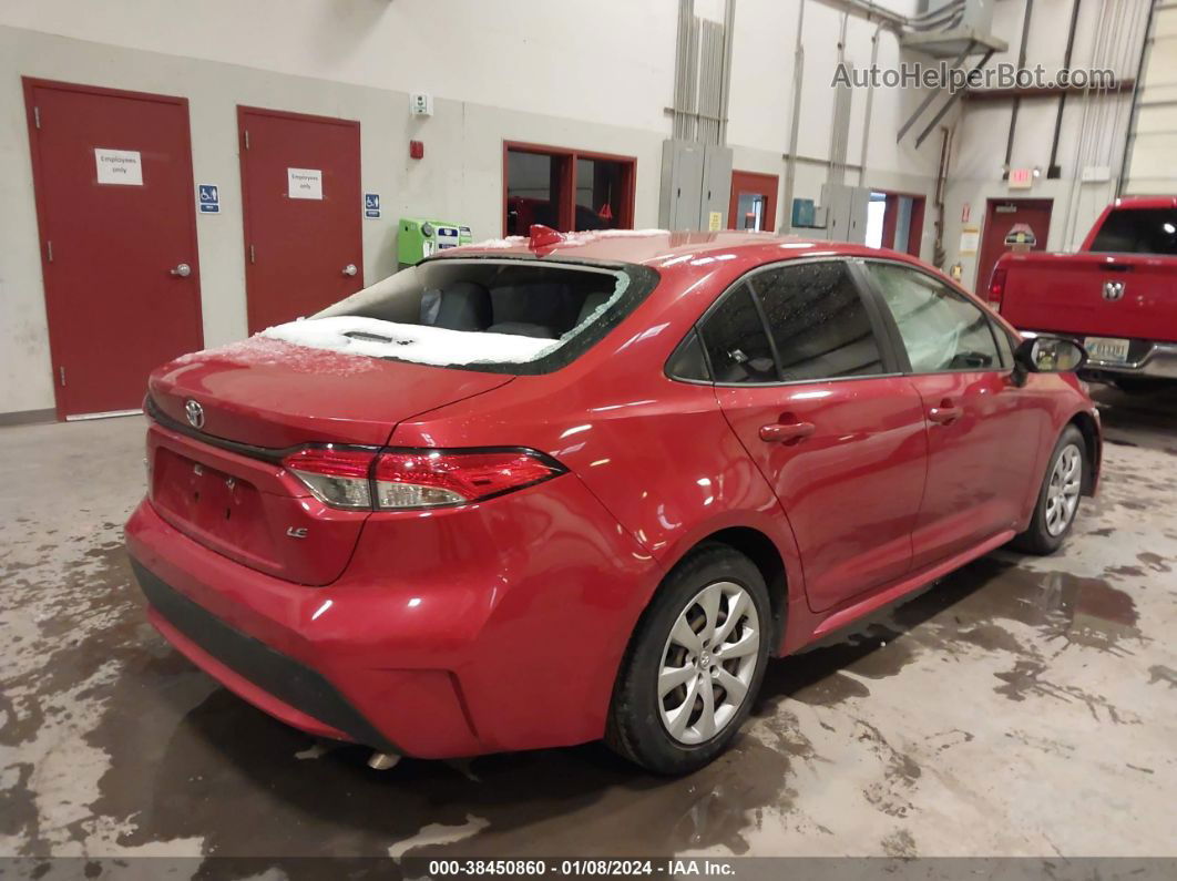 2020 Toyota Corolla Le Red vin: JTDEPRAE0LJ077899