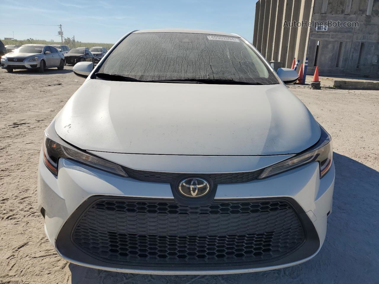 2020 Toyota Corolla Le Белый vin: JTDEPRAE0LJ077921