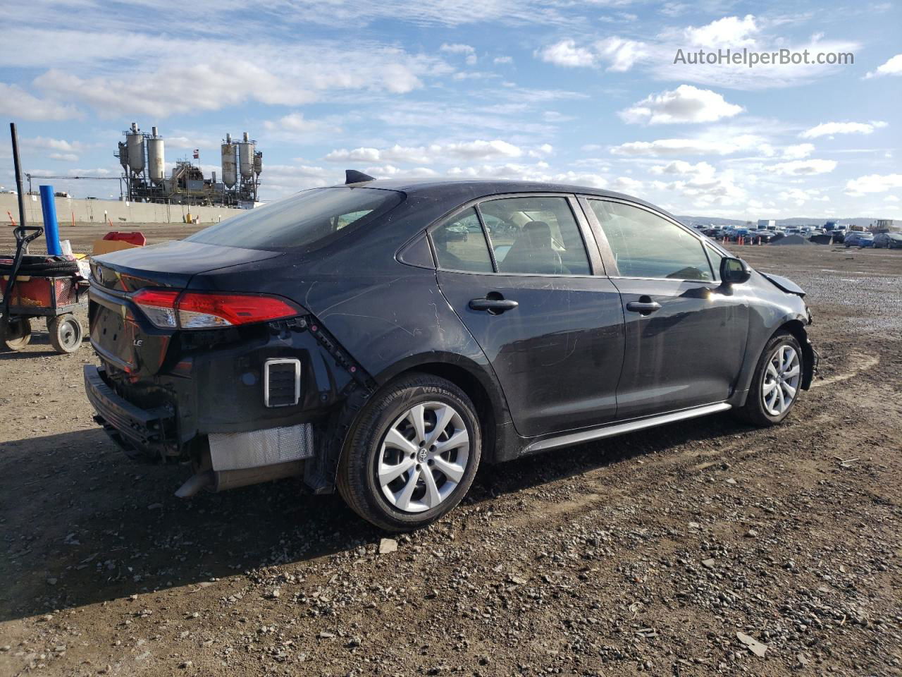 2020 Toyota Corolla Le Black vin: JTDEPRAE0LJ080222