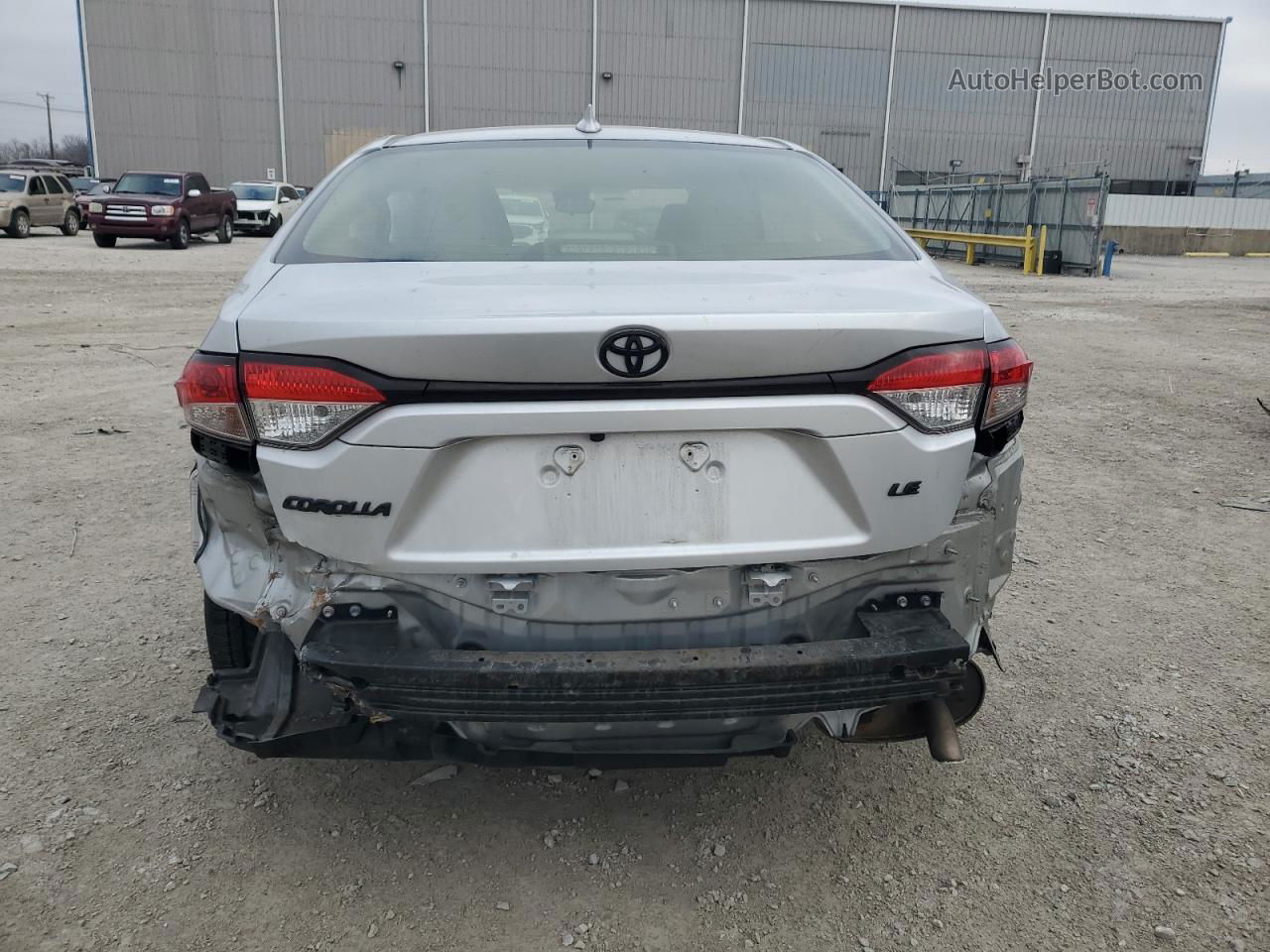 2020 Toyota Corolla Le Silver vin: JTDEPRAE0LJ088028