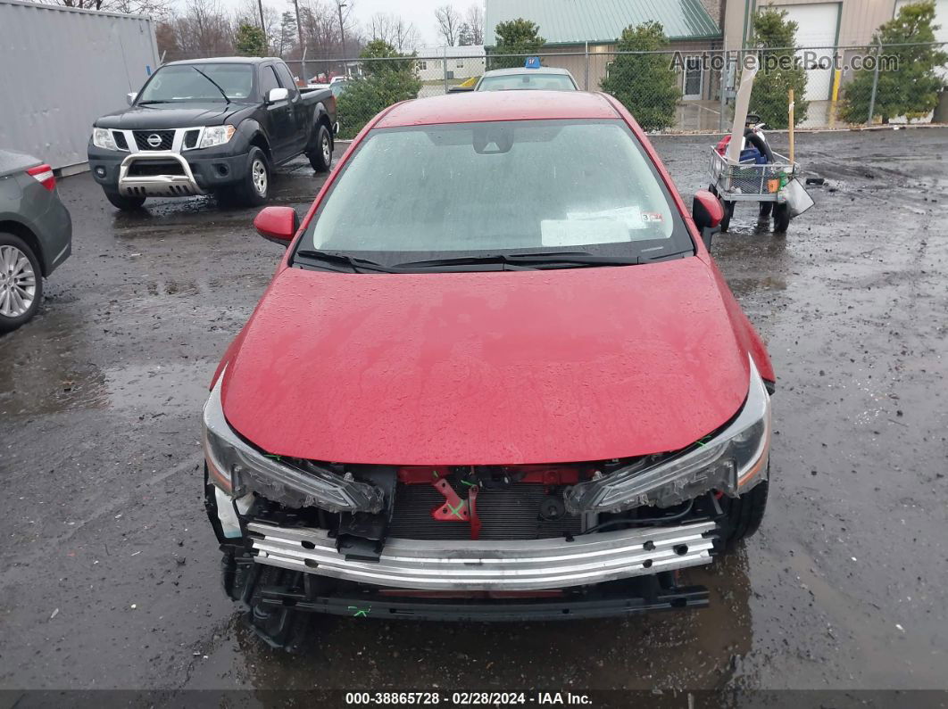 2020 Toyota Corolla Le Red vin: JTDEPRAE0LJ090779