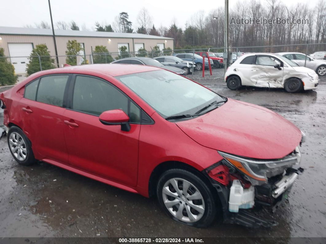 2020 Toyota Corolla Le Red vin: JTDEPRAE0LJ090779